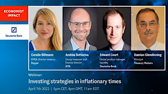 YouTube video poster of the webinar 'Investing strategies in inflationary times'